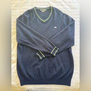 Mens Lacoste 100% cashmere sweater